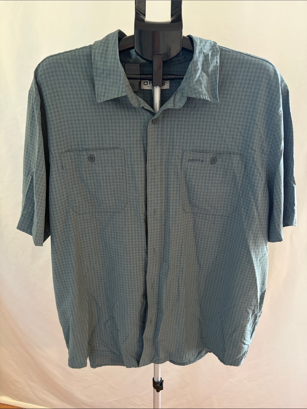 Orvis Men's Short-Sleeve Button-Down Shirt - Slate green